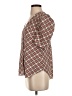 1.State 100% Polyester Brown Short Sleeve Blouse Size S - photo 5