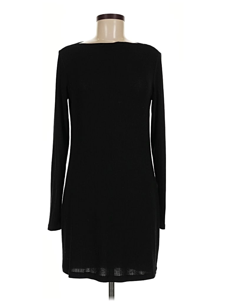 Pre-owned Mng Casual Dress In Black