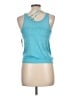 Layer 8 100% Polyester Teal Active Tank Size L - photo 2