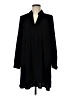 Nine West 100% Polyester Solid Black Casual Dress Size M - photo 1