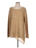 Jaclyn Smith Metallic Gold Pullover Sweater Size L - photo 1