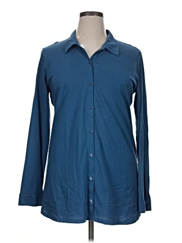 Eileen Fisher Long Sleeve Button-Down Shirt (view 1)