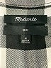 Madewell 100% Viscose Checkered-gingham Black Long Sleeve Button-Down Shirt Size M - photo 7