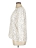 Gap 100% Rayon Polka Dots Ivory 3/4 Sleeve Blouse Size XL - photo 5