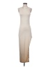Yozy Solid Ivory Casual Dress Size 4 - photo 1