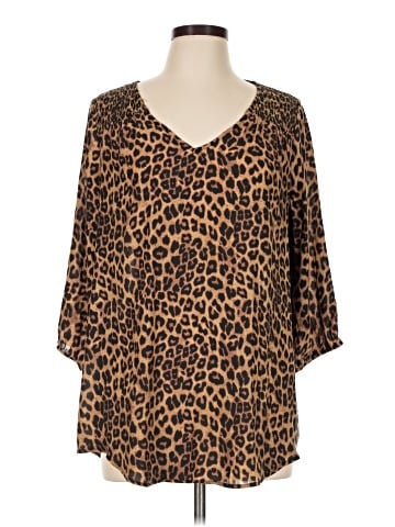 Torrid 3/4 Sleeve Blouse (view 1)