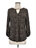 Adrianna Papell Black 3/4 Sleeve Blouse Size M - photo 1