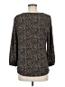 Adrianna Papell Black 3/4 Sleeve Blouse Size M - photo 2