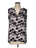 Quintessential 100% Polyester Purple Sleeveless Blouse Size L - photo 1