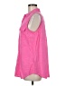 Khakis & Co Pink Sleeveless Button-Down Shirt Size M - photo 5