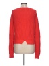 Banana Republic Solid Red Pullover Sweater Size L - photo 2