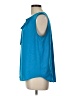 Violet & Claire 100% Polyester Teal Sleeveless Blouse Size L - photo 5