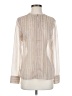 Express Ivory Long Sleeve Blouse Size S - photo 1