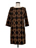 La Fee Maraboutee Argyle Brown Casual Dress Size EU 38 / US 8 - photo 1