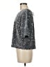 Talbots 100% Polyester Stars Silver Short Sleeve Top Size M - photo 5