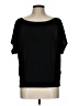 Veronica M. 100% Polyester Black Short Sleeve Top Size L - photo 1