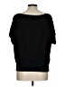 Veronica M. 100% Polyester Black Short Sleeve Top Size L - photo 2