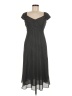Donna Ricco 100% Polyester Stripes Gray Casual Dress Size 6 - photo 1