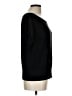 Veronica M. 100% Polyester Black Short Sleeve Top Size L - photo 4