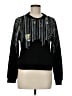 Let Me Be 100% Cotton Graphic Black Pullover Sweater Size M - photo 1