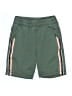 Tea 100% Cotton Stripes Green Athletic Shorts Size 10 - photo 1