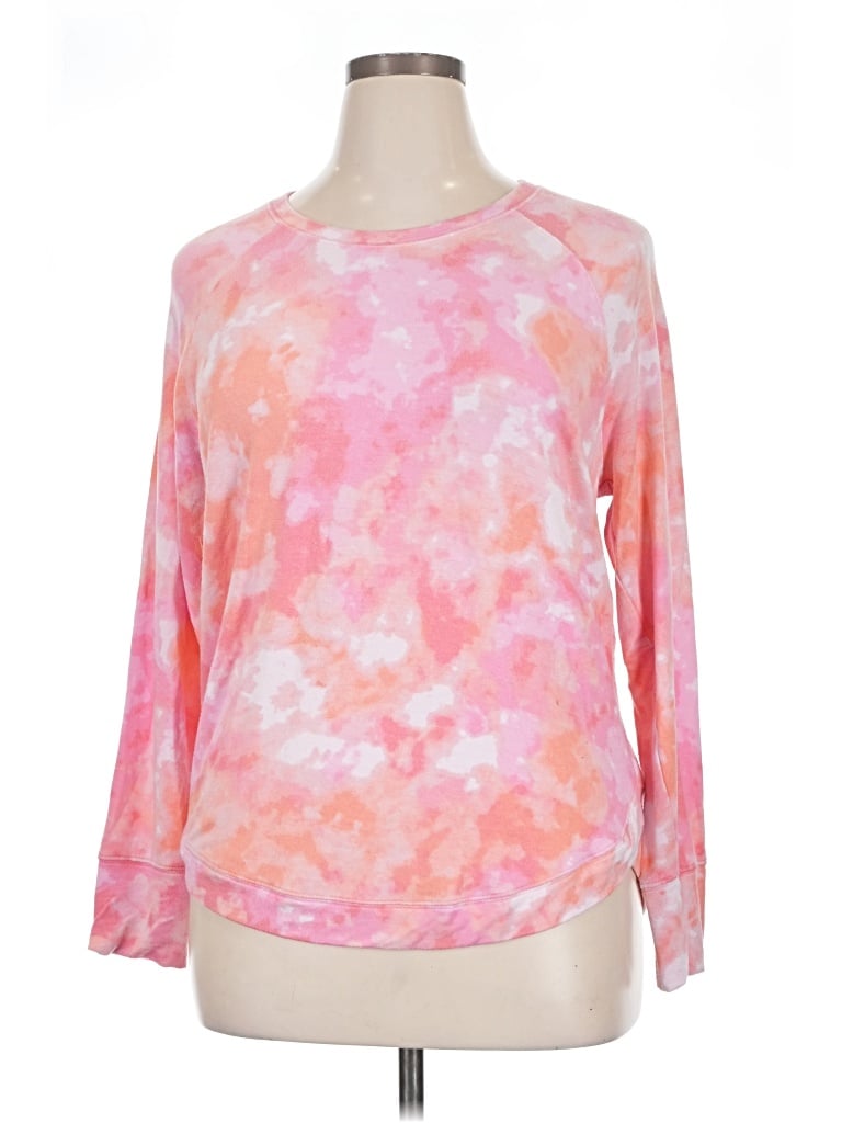 Pre-owned Athleta Long Sleeve T-shirt In Pink