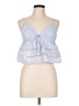 Papermoon 100% Cotton Blue Sleeveless Blouse Size L - photo 1