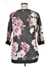 Eyeshadow Floral Gray Pullover Sweater Size XL - photo 2