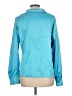 Unbranded 100% Polyester Blue Long Sleeve Blouse Size L - photo 2