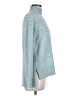 Ann Taylor LOFT Blue Turtleneck Sweater Size M - photo 4