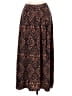 Painted Threads Paisley Brown Formal Skirt Size M - photo 1