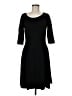 Talbots Solid Black Casual Dress Size M - photo 1