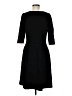 Talbots Solid Black Casual Dress Size M - photo 2