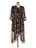Eliza J 100% Polyester Paisley Black Cocktail Dress Size 16 - photo 1