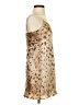 L'Agence 100% Polyester Animal Print Tan Cocktail Dress Size 0 - photo 4