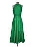 Ann Taylor 100% Polyester Green Casual Dress Size S - photo 2