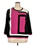 Alfred Dunner Color Block Pink Pullover Sweater Size 2X - photo 1