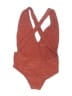 Assorted Brands Solid Brown One Piece Swimsuit Size XS - photo 2