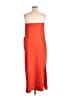 ELOQUII 100% Polyester Solid Orange Cocktail Dress Size 14 Plus - photo 2