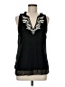 Rio Rao Black Sleeveless Blouse Size M - photo 1