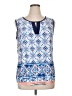 New Directions Blue Sleeveless Blouse Size XL - photo 1