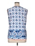 New Directions Blue Sleeveless Blouse Size XL - photo 2