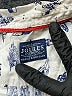Joules Print White Short Sleeve Button-Down Shirt Size 6 (estimated) - photo 3