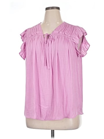 RACHEL Rachel Roy Short Sleeve Blouse (view 1)