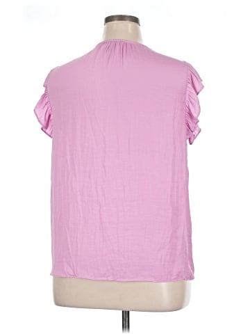 RACHEL Rachel Roy Short Sleeve Blouse (view 2)
