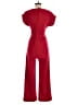 Boohoo Solid Red Jumpsuit Size 4 - photo 2
