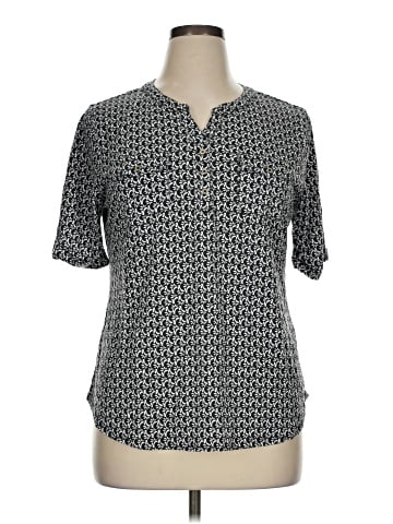 Croft & Barrow Short Sleeve Blouse (view 1)