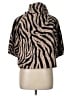 Samuel Dong 100% Polyester Animal Print Brown Jacket Size L - photo 2