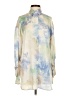 Zara 100% Polyester Tie-dye Ivory Long Sleeve Blouse Size XS - photo 1