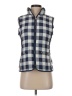Draper James 100% Polyester Checkered-gingham Blue Vest Size S - photo 1